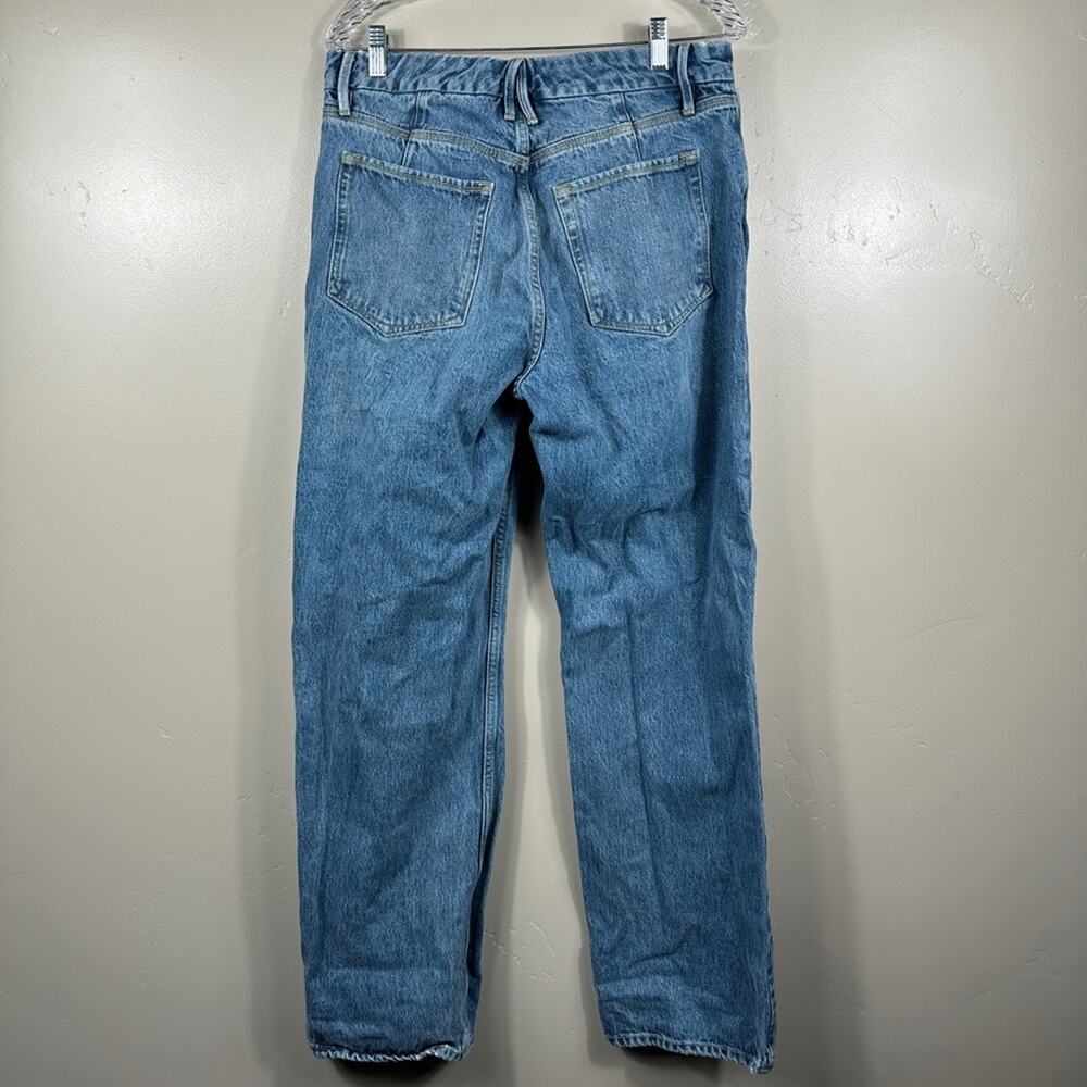 Good American Good 90's Wide Leg Jeans Indigo Blue Was Size 12 - Picture 2 of 6
